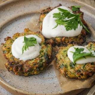 Zucchini Latkes (Gluten-Free, Kosher for Passover)
