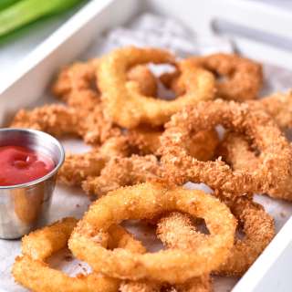 Crispy Air Fried Onion Rings