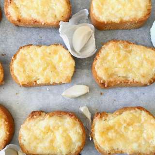Baked Egg and Cheese Crostini