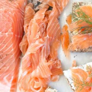 Cured Salmon Lox (super easy!)