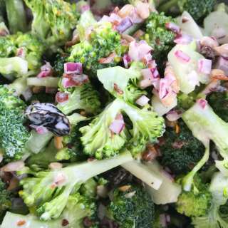 Broccoli Cranberry Bacon Salad