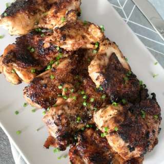Tender Grilled Chicken Thighs with BEST Marinade
