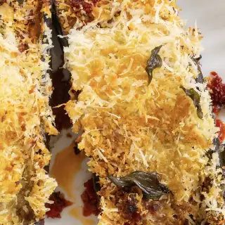 Baked eggplant