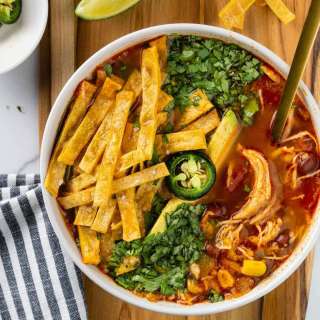 Instant Pot Chicken Tortilla Soup