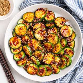 Spicy Korean Cucumber Salad