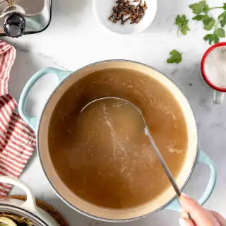 15-minute Beef Broth