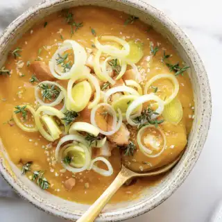 Pumpkin leek Soup