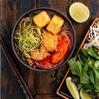 30 Minute Bún Riêu (Vietnamese Crab and Tomato Noodle Soup)