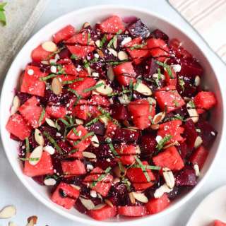 Healthy Beet Watermelon Salad
