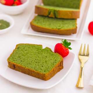 Most Delicious Matcha Pound Cake