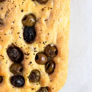Easy Olive Focaccia Bread Recipe