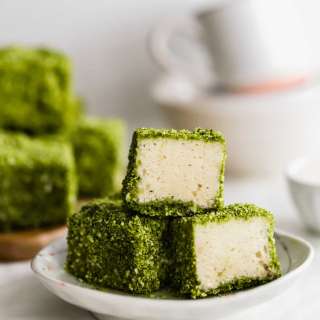 Matcha Lamingtons