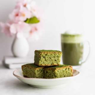 Matcha Almond Flour Brownies