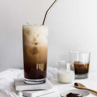 Iced Hojicha Latte