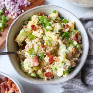 The Best Easy Potato Salad with Spring Onions