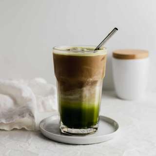 Homemade Matcha Espresso Fusion