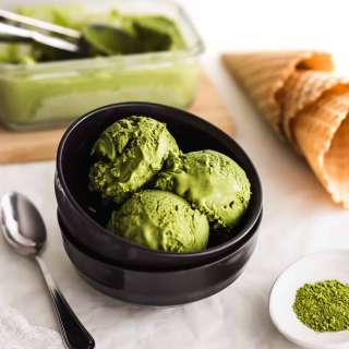 No-Churn Matcha Ice Cream