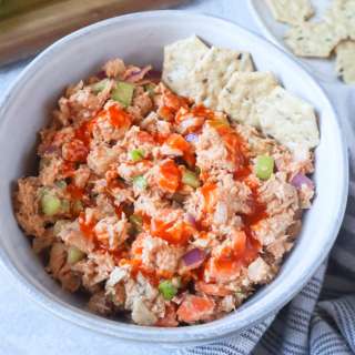 Easy Buffalo Tuna Salad (High Protein & Low-Carb)