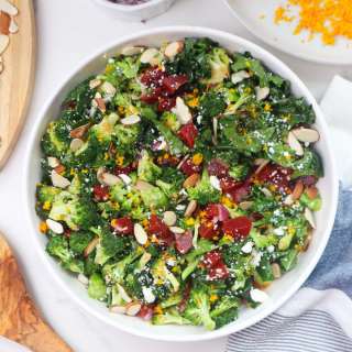 Orange Ginger Beetroot Broccoli Salad
