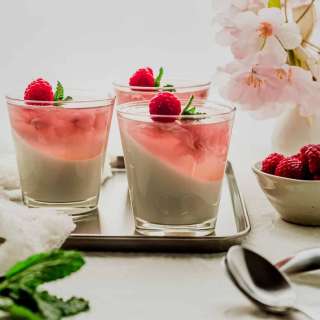 Sakura Cherry Blossom Panna Cotta Jelly