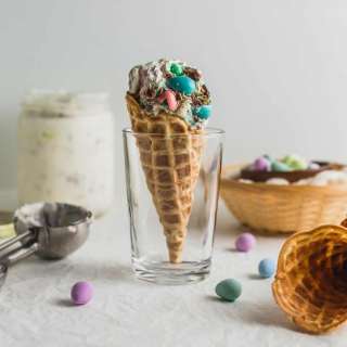Mini Egg Ice Cream (No Churn)