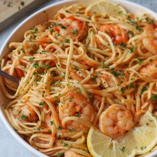 Cajun Shrimp Scampi with Linguine