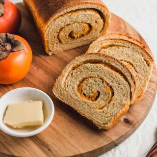 Persimmon Swirl Bread