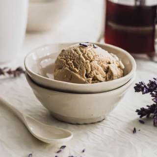 Cold Brew Lavender Ice Cream 