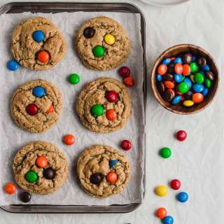 M&M Cookies (Small Batch 1 Egg Yolk Dough)