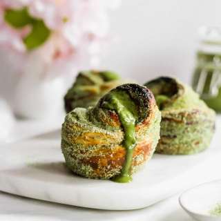 Easy Matcha Cruffins