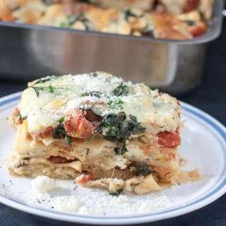 Chicken Lasagna with Spinach