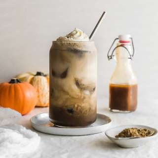 Pumpkin Spice Hojicha Latte