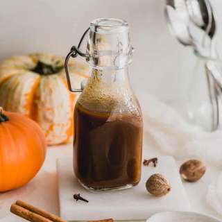 Pumpkin Spice Hojicha Syrup