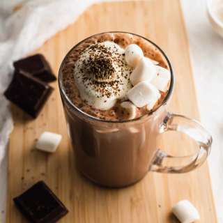 Hojicha Hot Chocolate