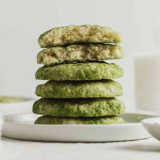 Matcha Snickerdoodle Cookies