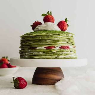 Matcha Mille Crepe Cake