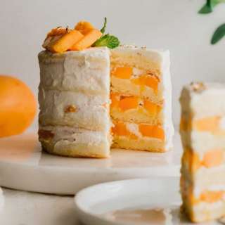 Mini Mango Yuzu Chantilly Cake