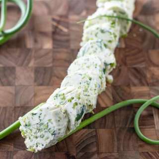 Garlic Scape Herb Compound Butter