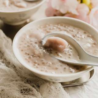 Taro Coconut Sago Dessert Soup