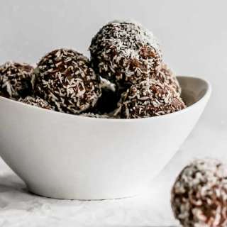 Chocolate Coconut Almond Date Energy Balls