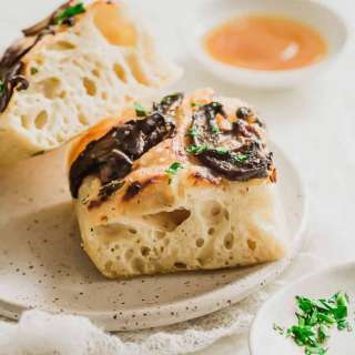 Miso Mushroom Focaccia