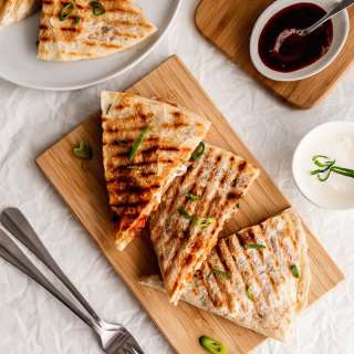 BBQ Turkey Quesadillas