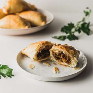 Flakiest Baked Curry Puffs