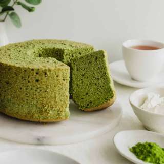 Classic Matcha Chiffon Cake