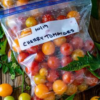 Freezing Tomatoes - 3 easy ways