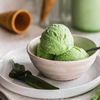 No-Churn Pandan Ice Cream