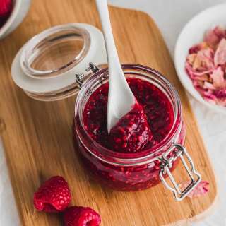 Raspberry Rose Compote