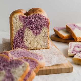 Ube Marble Bread