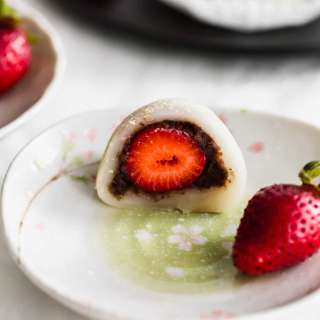 Strawberry Red Bean Mochi