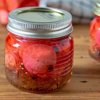 Quick Pickled Radishes